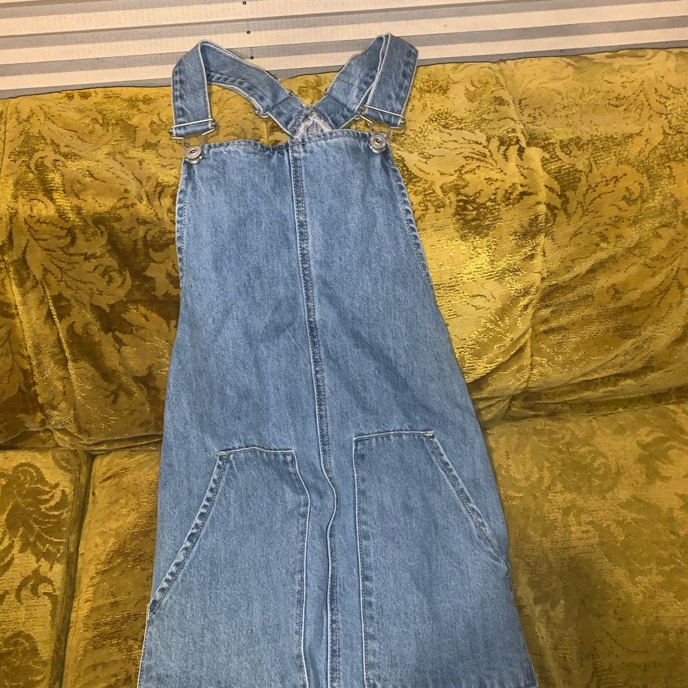 Denim Overall dress! VANILLA STAR